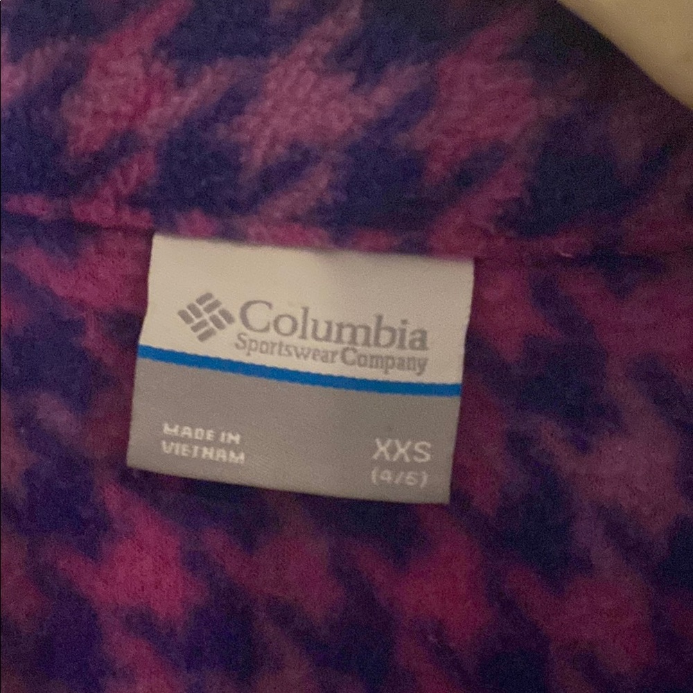 Columbia kids Vibrant Fleece Jacket with Houndstooth Pattern - Picture 3 of 7